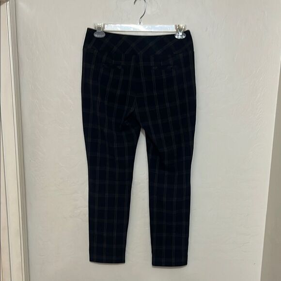 Cabi Connery Plaid Side Zipper Cropped Preppy Academia Pants Office Modern - Picture 5 of 13